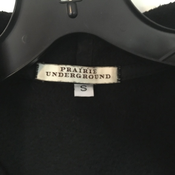 Prairie Underground Fleece Hoodie in Black - Picture 3 of 7